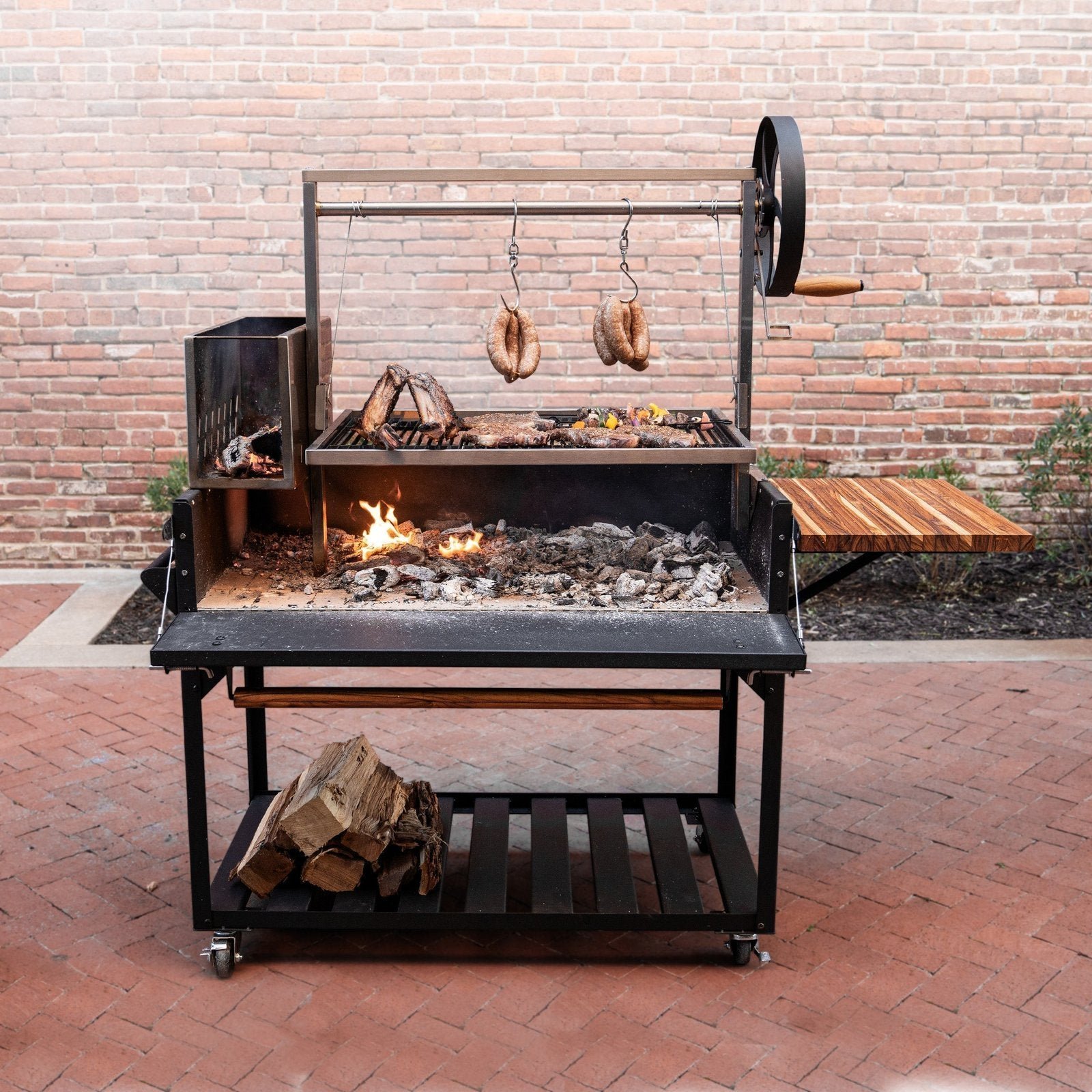 Premium Argentine Santa Maria BBQ Grill | Wood Fire and Charcoal Grill