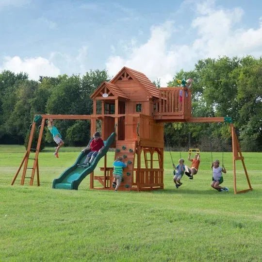 Backyard Discovery Skyfort II Swing Set / Playground