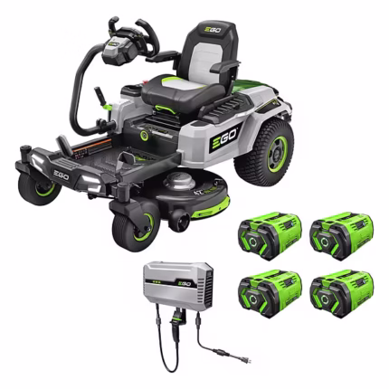 EGO Power+ Z6 ZT4205S 42" 56V Zero Turn Mower Package - Includes 4×12.0Ah Batteries & Charger