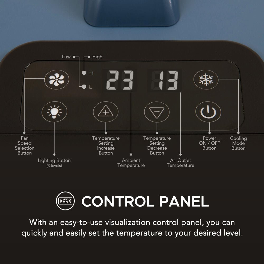 SUNJOY IceCove Portable Air Conditioner for Outdoor Tents and Indoors - Blue