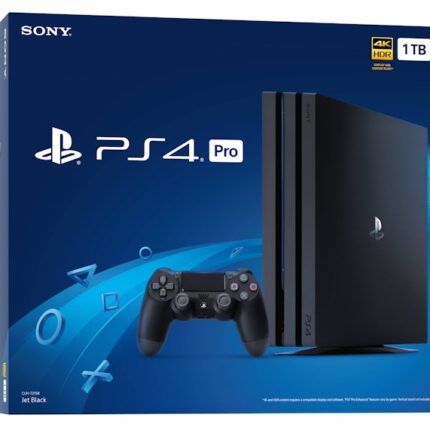 Sony PlayStation 4 PS4 Pro 1TB Jet Black Console (US Plug) CUH-7215B