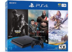 Sony PlayStation 4 PS4 Slim 1TB 3 Game Bundle Jet Black Console (US Plug) CUH-2215B